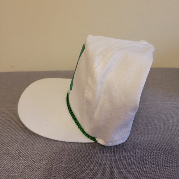 Vintage Dos Equis Beer Cancun White Trucker Hat Adjustable Snapback Cap - Picture 3 of 4